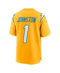 Nike Men's Quentin Johnston Gold Los Angeles Chargers Alternate Charger Power Game Player Jersey