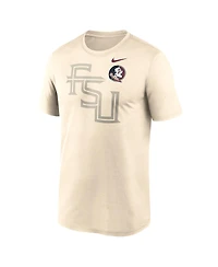 Nike Men's Natural Florida State Seminoles Campus Shadow Legend Performance T-Shirt