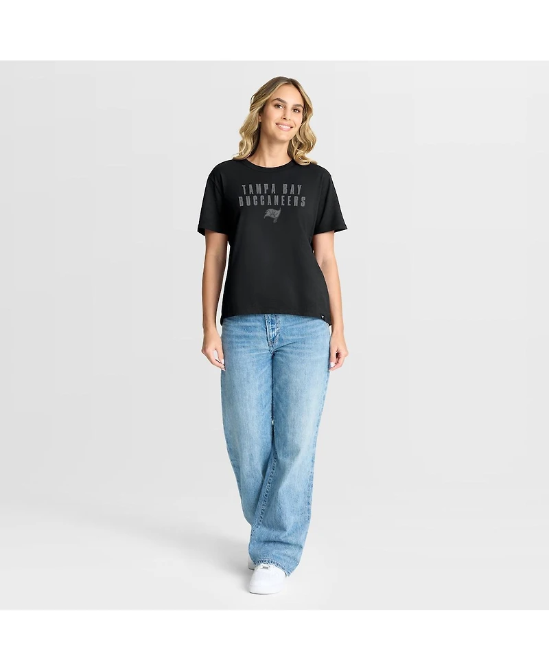 Fanatics Women's Black Tampa Bay Buccaneers Blackout Kneel Down Legacy T-Shirt