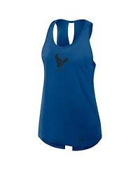 Nike Women's Navy Houston Texans Glory Crisscross Performance Tank Top