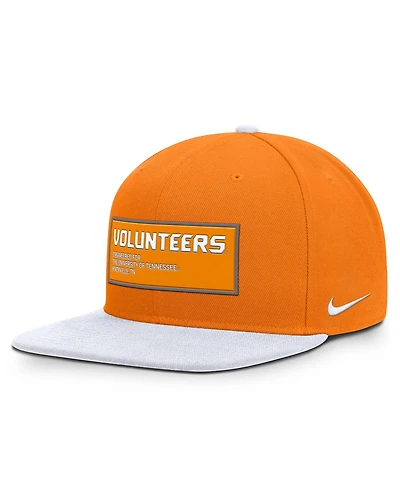 Nike Men's Tennessee Orange/White Tennessee Volunteers 2025 On-field Patch Pro Dri-fit Snapback Hat