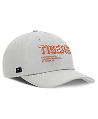 Nike Men's Gray Clemson Tigers 2025 Sideline Dust Pinched Rise Adjustable Hat
