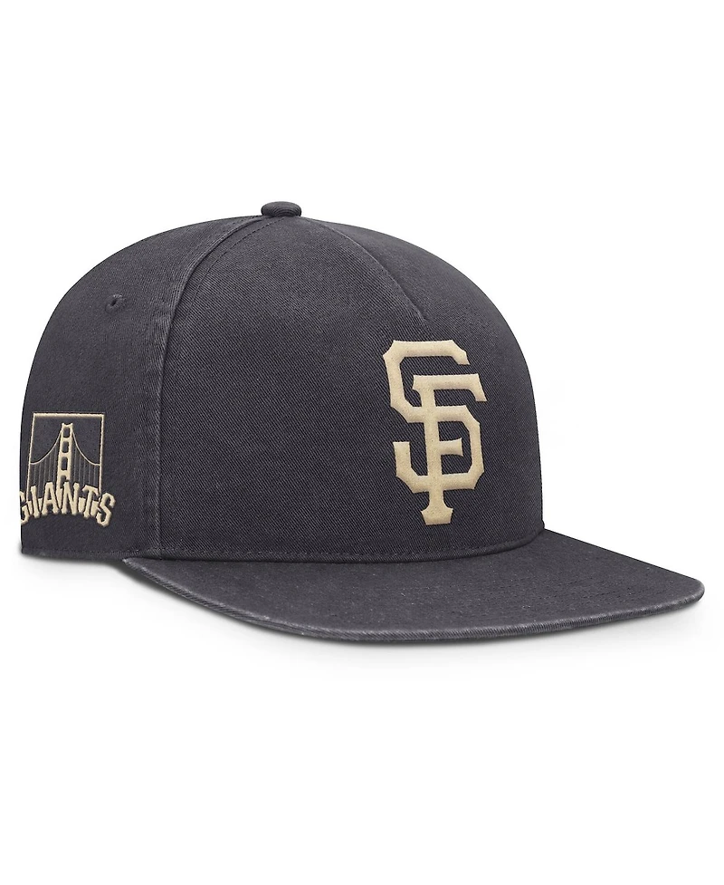 Nike Men's Anthracite San Francisco Giants Monotone Pro Adjustable Hat