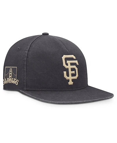 Nike Men's Anthracite San Francisco Giants Monotone Pro Adjustable Hat