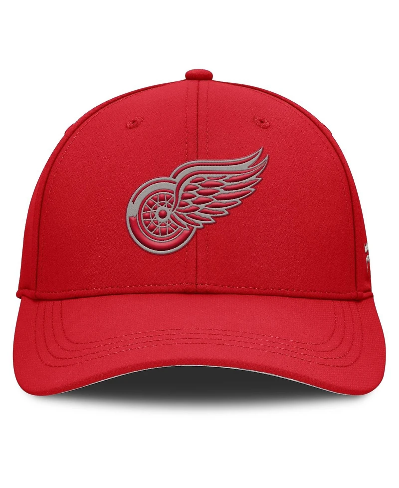 Fanatics Men's Red Detroit Red Wings Homage Adjustable Hat