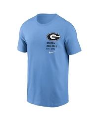 Nike Men's Valor Blue Georgia Bulldogs Record Shattered 2-Hit T-Shirt