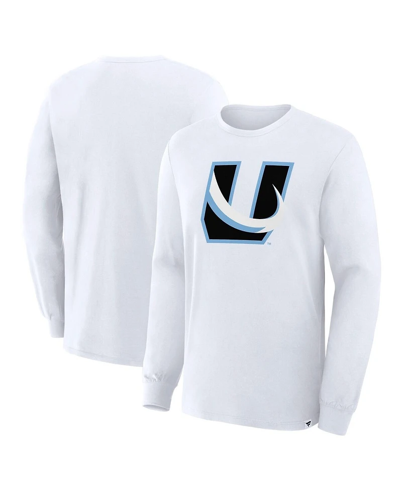 Fanatics Men's White Utah Mammoth Alternate Logo Legacy Long Sleeve T-Shirt