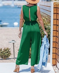 Cupshe Women's Start Somewhere Green Jumpsuit