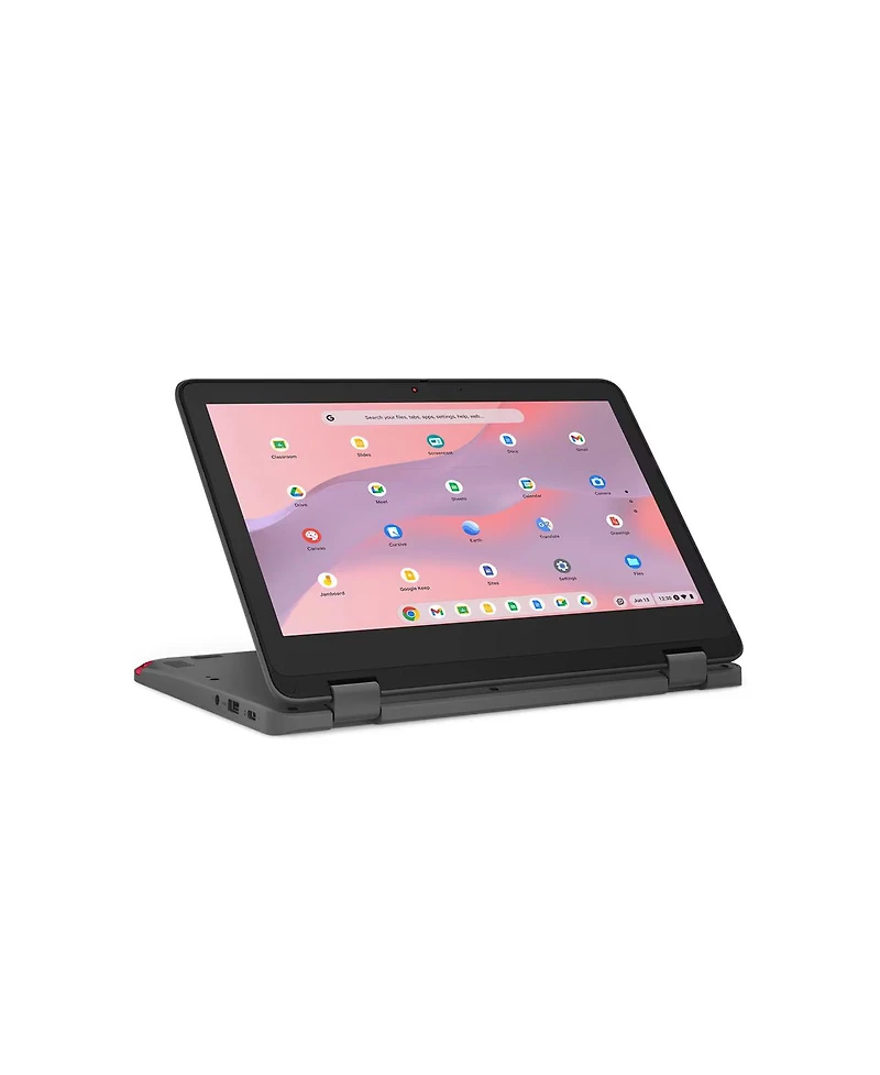 Lenovo 300e Yoga Chromebook Gen 4 11.6" Hd 2-In-1 Touchscreen Laptop, MediaTek Kompanio 520 2.0GHz, 8GB Ram, 64GB eMMC, ChromeOS, Graphite Gray w