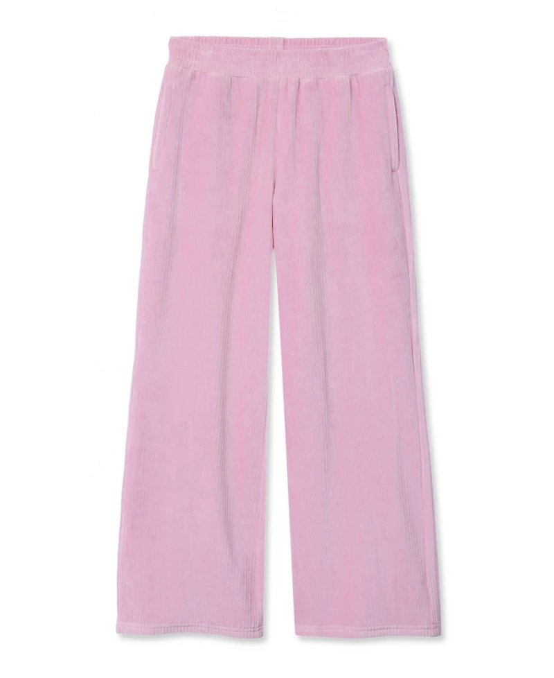 Lands' End Girls Corduroy Wide Leg Knit Pants