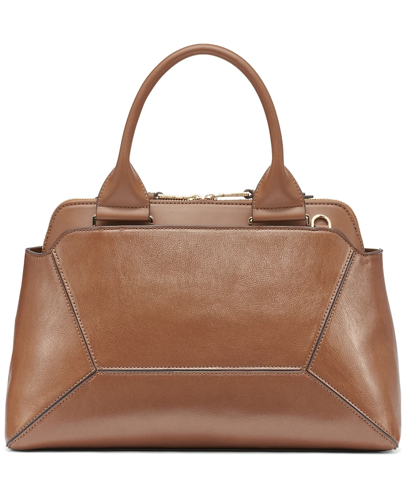 Calvin Klein Heidi Top Zipper Convertible Satchel