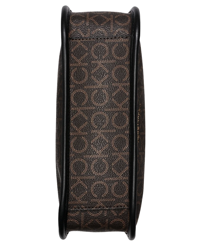 Calvin Klein Lyla Signature Adjustable Crossbody with Web Strap