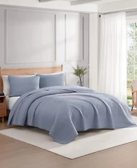 Tommy Hilfiger Christopher Texture Cotton Reversible Quilt Set