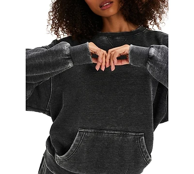 Free People Women's Oversized Long Sleeve Sweatshirt