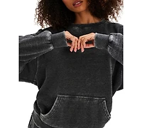 Free People Women's Oversized Long Sleeve Sweatshirt