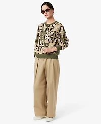 Lacoste Usa Women's Crewneck Sweater