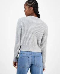 And Now This Women's Dome-Button Cropped Cardigan, Macy's Exclusive