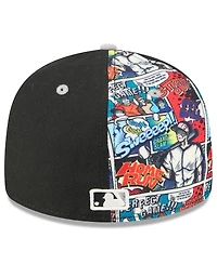 New Era Men's Black/Gray Chicago White Sox 2025 Mlb Diamond Hero Edition Low Profile 59FIFTY Fitted Hat