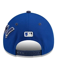 New Era Big Boys and Girls Royal/Navy Toronto Blue Jays 2025 Mlb Diamond Hero Edition A-Frame 9FORTY Adjustable Hat