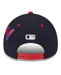 New Era Big Boys and Girls Navy/Red Minnesota Twins 2025 Mlb Diamond Hero Edition A-Frame 9FORTY Adjustable Hat