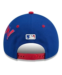 New Era Big Boys and Girls Royal/Red Chicago Cubs 2025 Mlb Diamond Hero Edition A-Frame 9FORTY Adjustable Hat