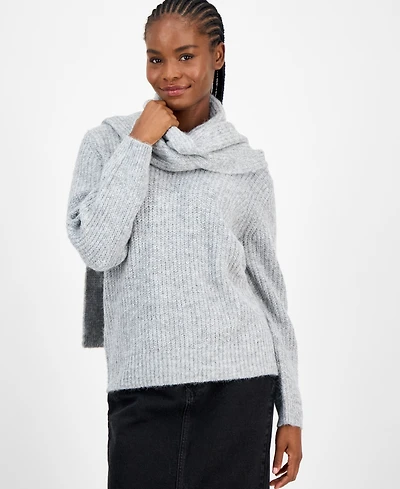 And Now This Women's Scarf-Neck Sweater, Macy's Exclusive