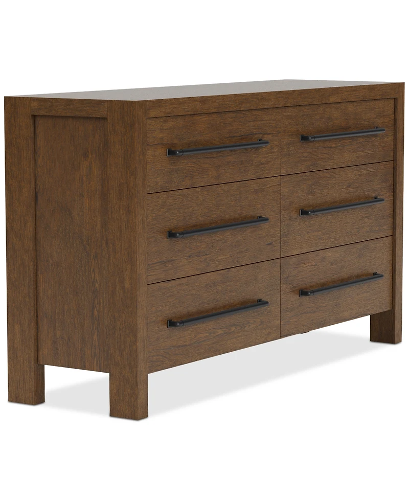 Davie Cracked Oak Dresser