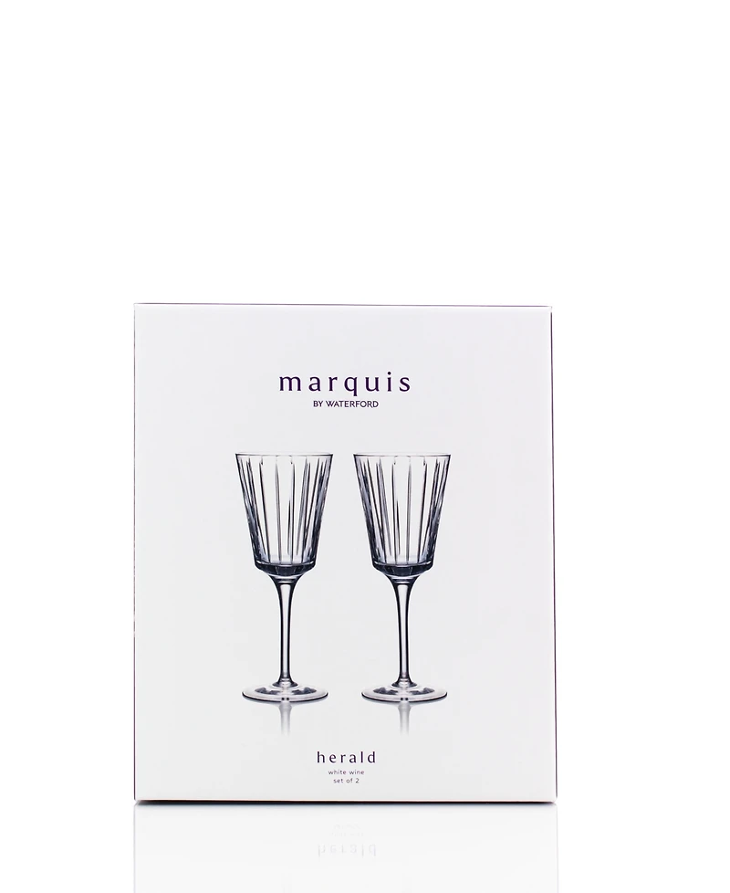 Marquis by Waterford Herald White Wine Glasses, Set of 2