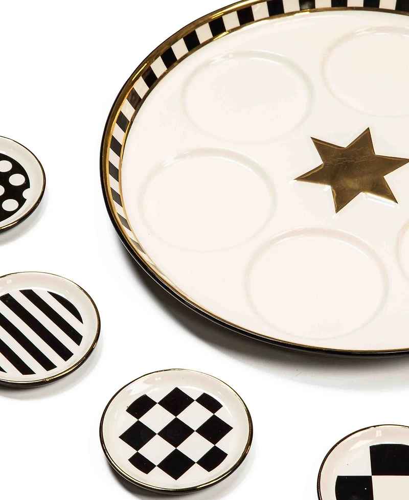 Mackenzie-Childs Courtly Seder Plate