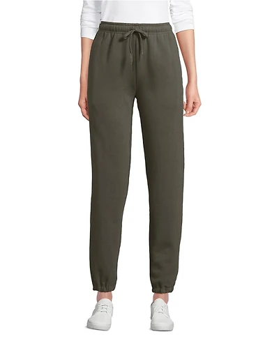 Lands' End Women's Serious Sweats High Rise Jogger Pants
