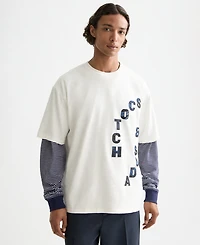 Scotch & Soda Men's Loose Fit Applique T-Shirt