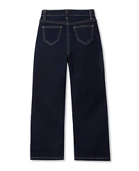 Lands' End Girls Wide Leg Denim Jeans