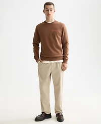 Scotch & Soda Men's Logo Detail Crewneck Sweatshirt