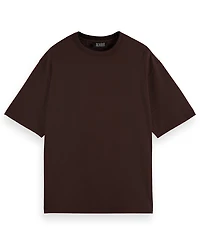 Scotch & Soda Men's Relaxed Fit Short Sleeve Three Crosses Crewneck T-Shirt