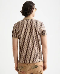 Scotch & Soda Men's All Over Print Polo Shirt