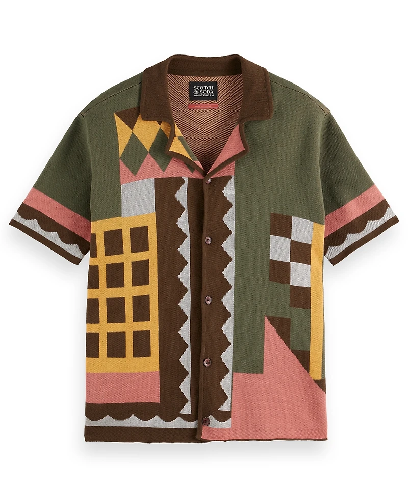 Scotch & Soda Men's Short Sleeve Shirt