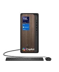 Hp OmniDesk Premium Tower Desktop Intel Core Ultra 7 265 8GB Ram Nvidia GeForce Rtx 4060 512GB Ssd Storage Windows 11 Home - Black