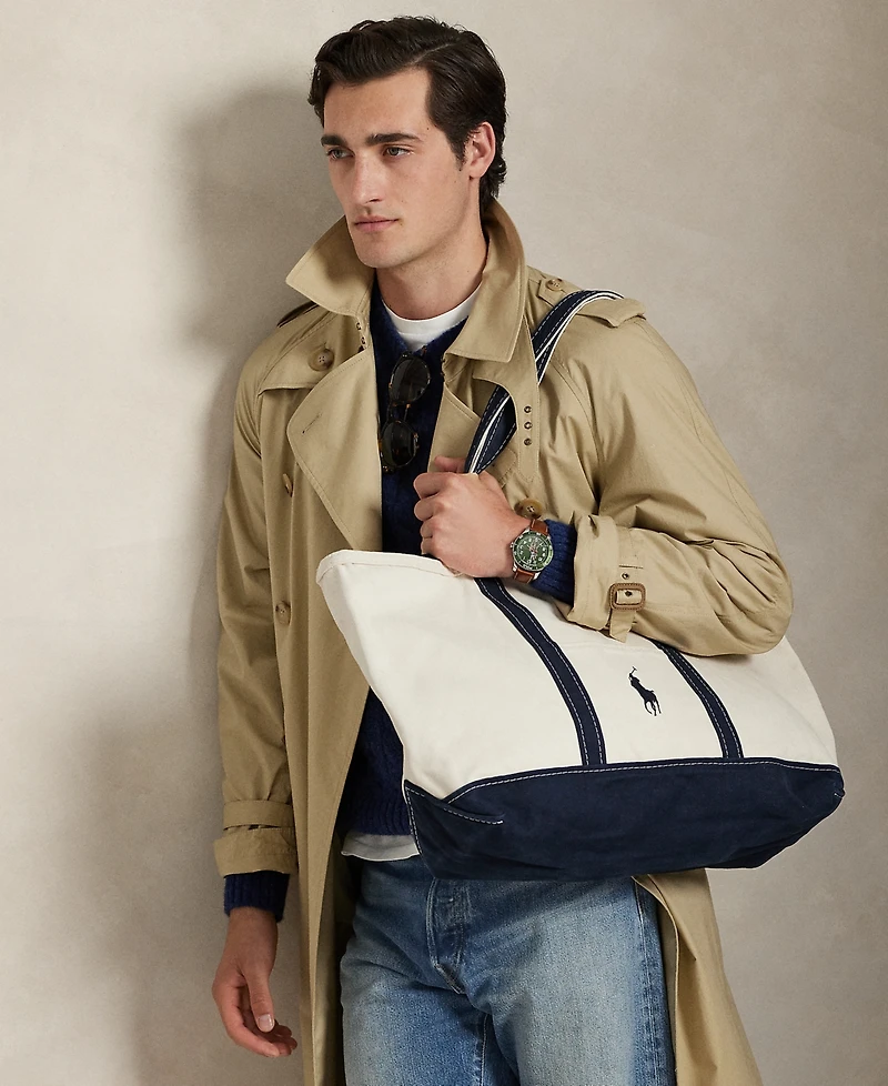 Polo Ralph Lauren Big Pony Canvas Spacious Tote