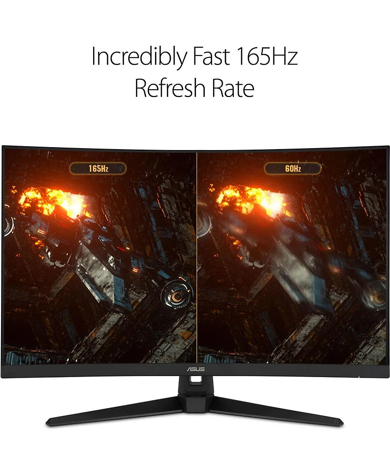 Asus Tuf Gaming 32" Full Hd Curved Screen Gaming Lcd Monitor - 16:9