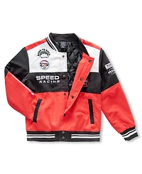 Ring of Fire Big Boys Buz Racing Varsity Jacket