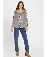 Olsen Women's Abstract Floral Sweater