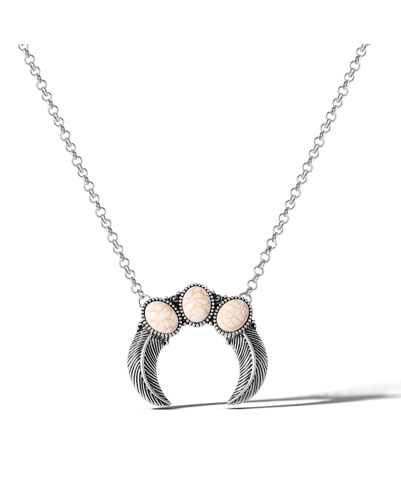 Jessica Simpson Ox Silver Western Necklace