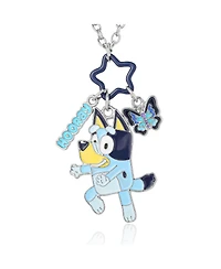 Bluey and Bingo Bff Pendant Necklace Set with Star and Charm Tags - 2 Piece Jewelry Gift