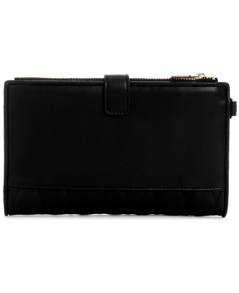 Guess Women's Valla Double Zip Organizer Wallet