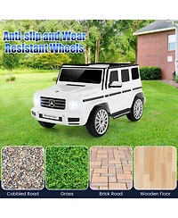 Akiudex Licensed Mercedes-Benz G500 Kids Ride On Car with Remote and Music