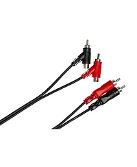 Hosa Technology 3.3'/1m Dual Rca to Dual Piggyback Rca Audio Cable
