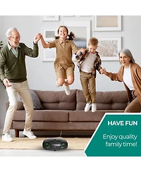Philco Cd Player Boombox with Bluetooth, Am/Fm Radio, Portable Cd Players for Home, Dynamic Light Display