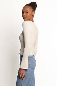 Petal and Pup Rosienna Knit Top - Cream