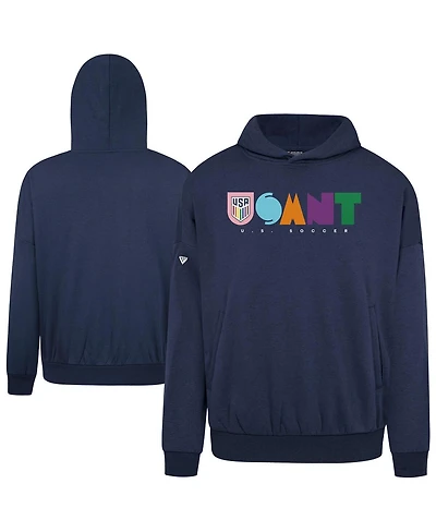 LevelWear Men's Navy Usmnt Contact Full On Pullover Hoodie