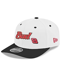 New Era Men's White Dale Earnhardt Jr. Budweiser 9SEVENTY Stretch-Snap Hat